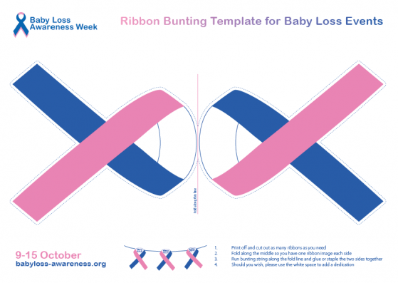 Ribbon-Bunting-Template